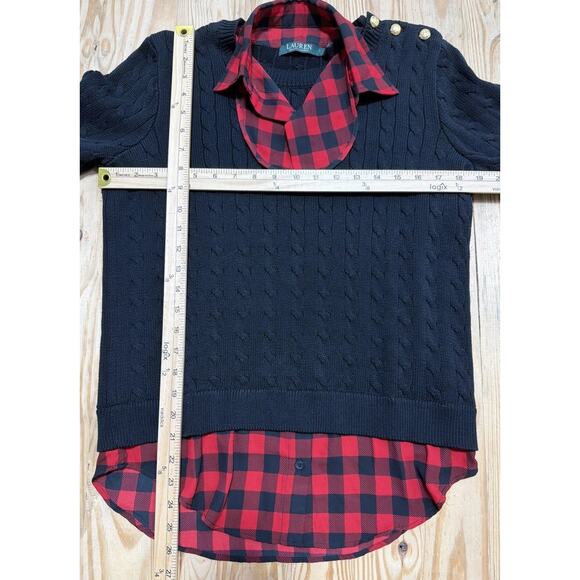 Lauren Ralph Lauren Women's Shirt Sweater Small BLACK - Picture 5 of 7